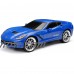 New Bright 1:16 Radio-Control Full-Function Corvette, Blue   551392684